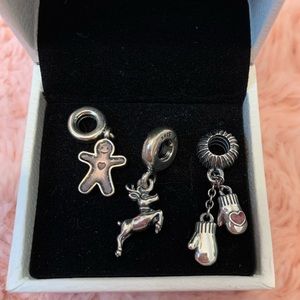 Pandora charms -Christmas set